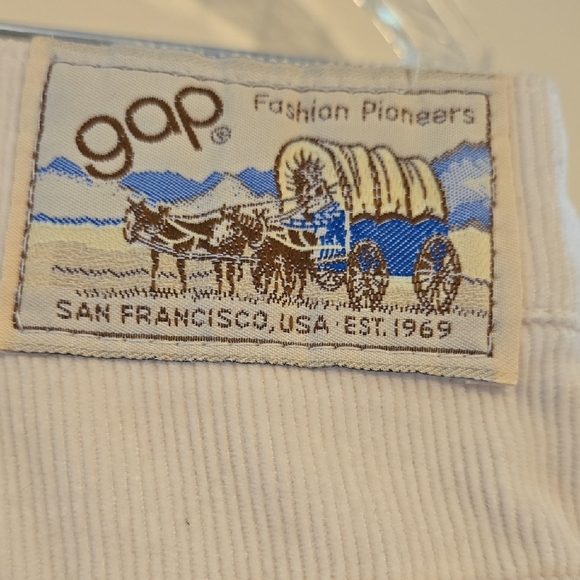 GAP Cream Straight Leg Pants 29 - Picture 2 of 10